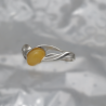 SILVER PENDANT WITH AMBER_KZSB-047