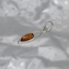 SILVER PENDANT WITH AMBER_KZSB-050